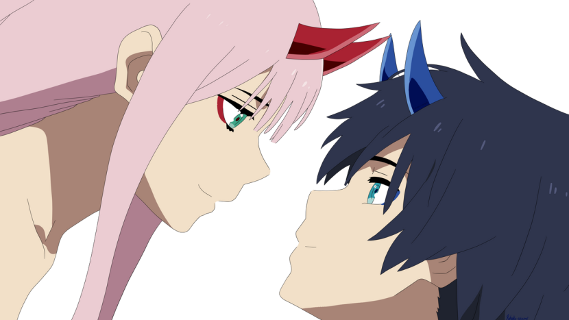 Hiro anime kiss
