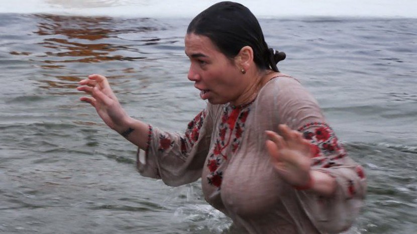 Kids Bathing River campaign