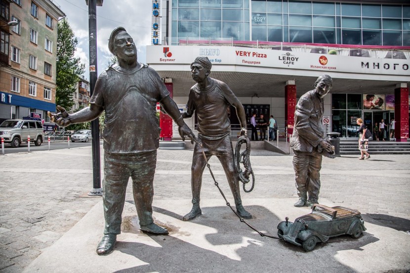 Coward balbling and experienced monument