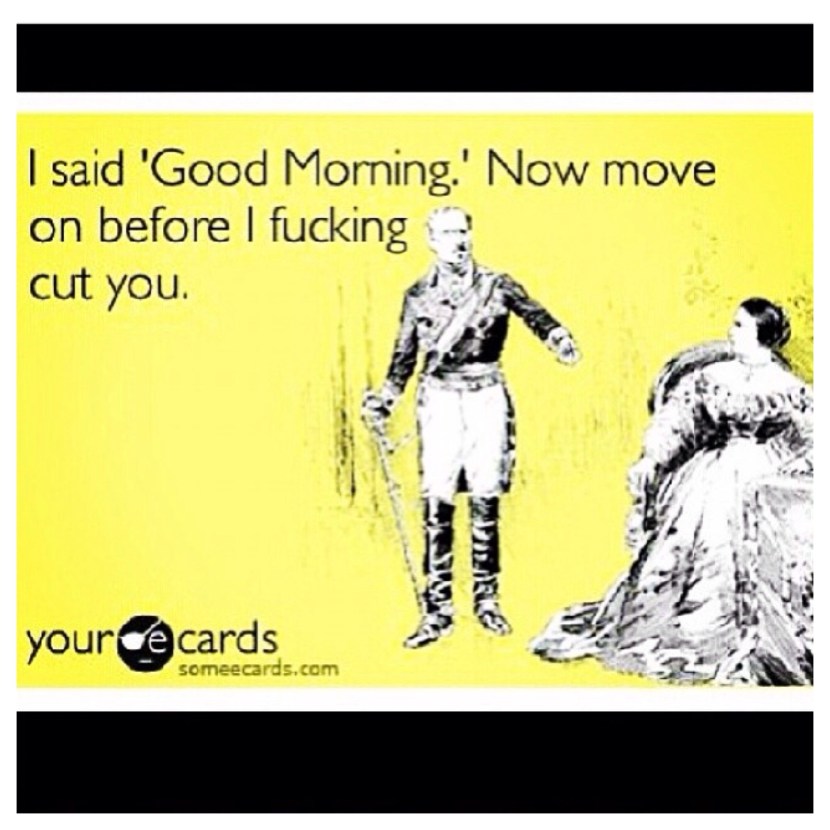 Now a me give you all and say goodbye meme