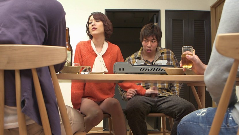 Legs under the table