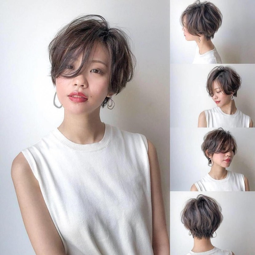Korean female haircuts for a boy