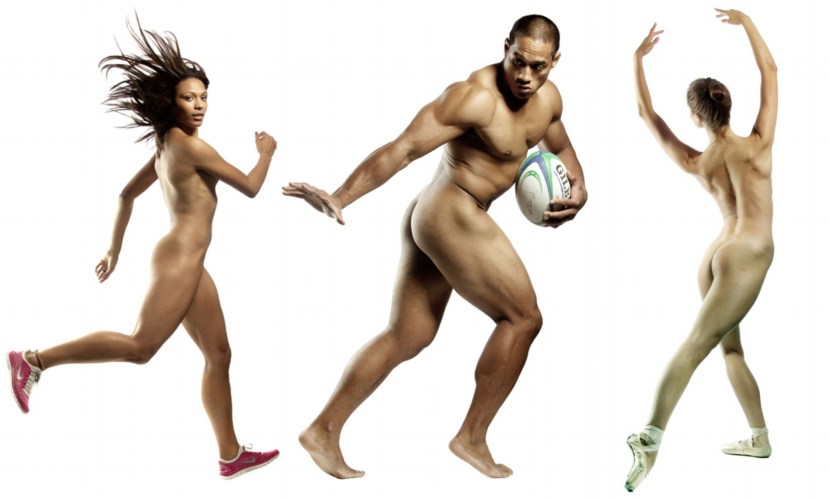 Naked athletes Olympic Games