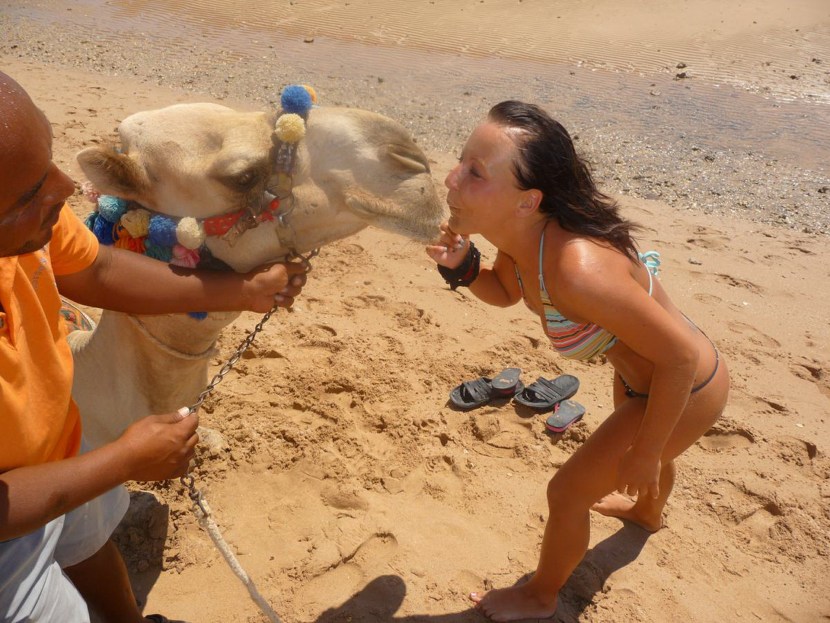 Beautiful vagina on the beach