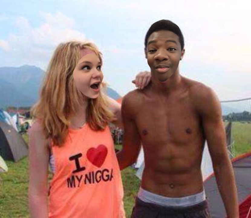 Wife under a black man first time