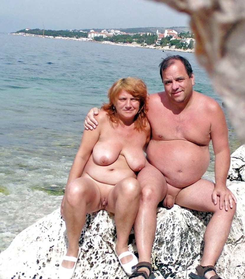 Elderly Russian nudists
