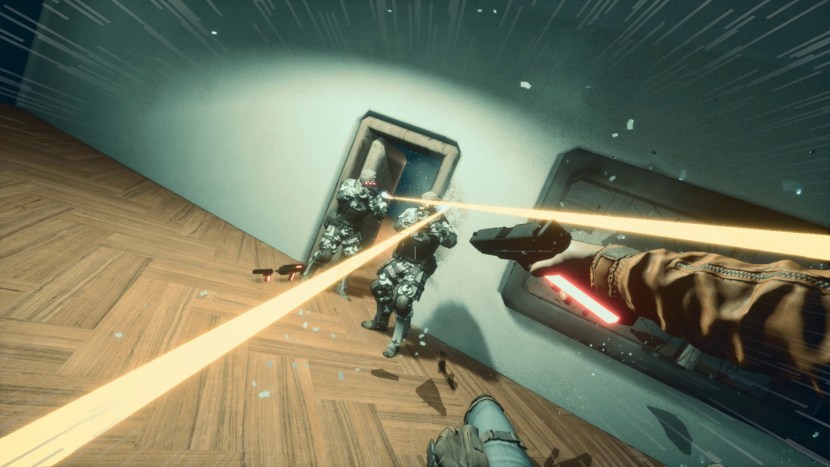 Shooter with a slowdown