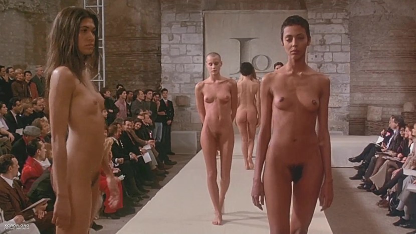 Naked fashion models at shows