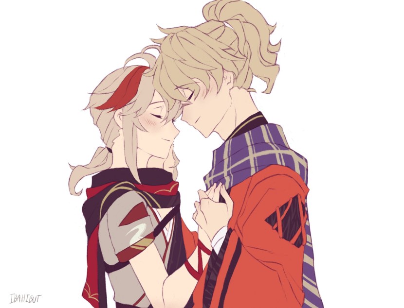 The dog is in the fire