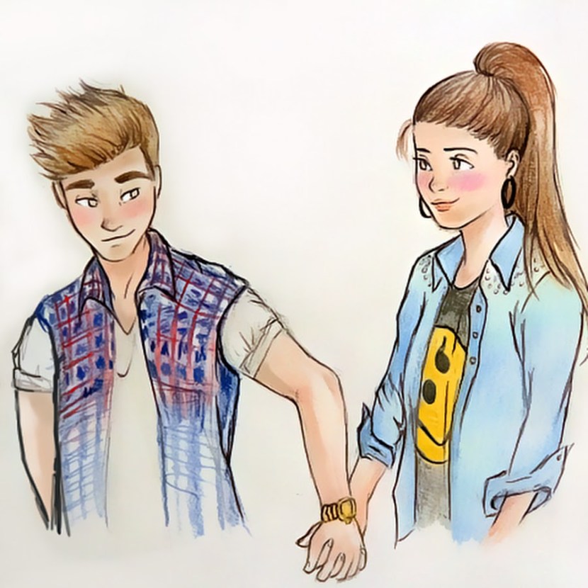 With the stepmother in the motel