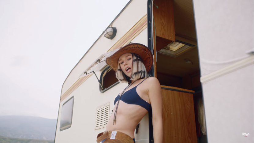 Katya Iowa in a swimsuit