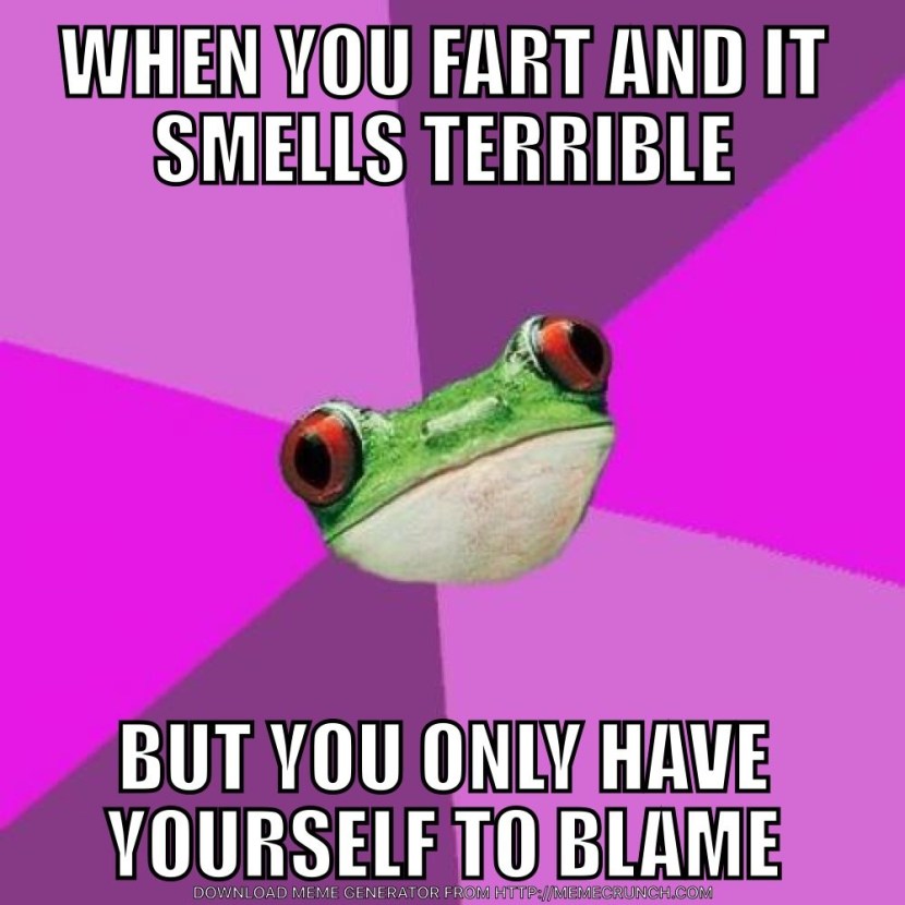 The toad is dirty meme