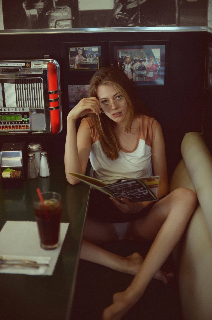 The girl caught a guy