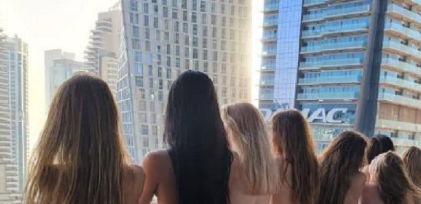 Naked photo shoot in Dubai