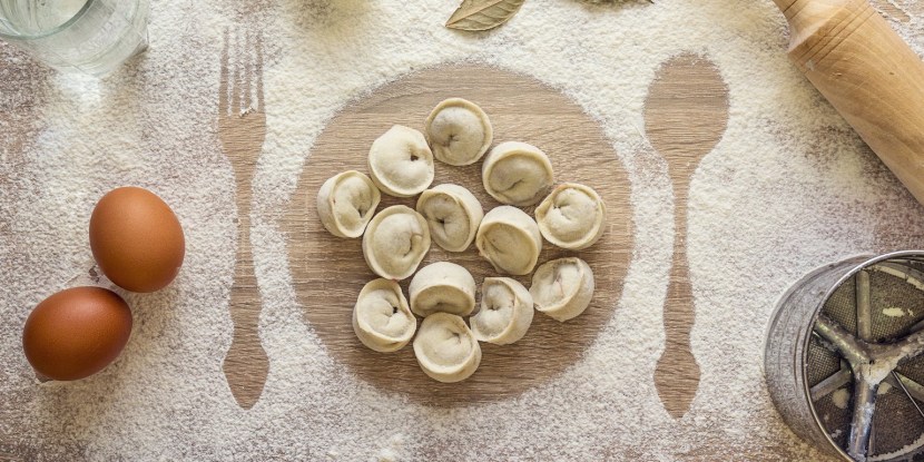 Dumplings of manti vector
