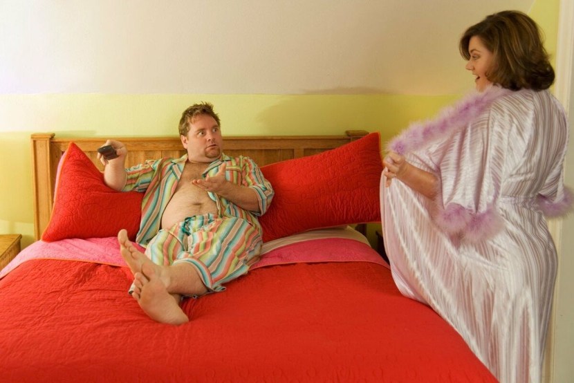 Full -time woman in bed