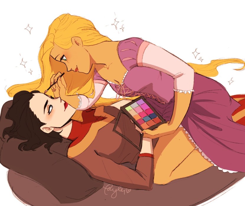 Rapunzel and Kassandra Yuri