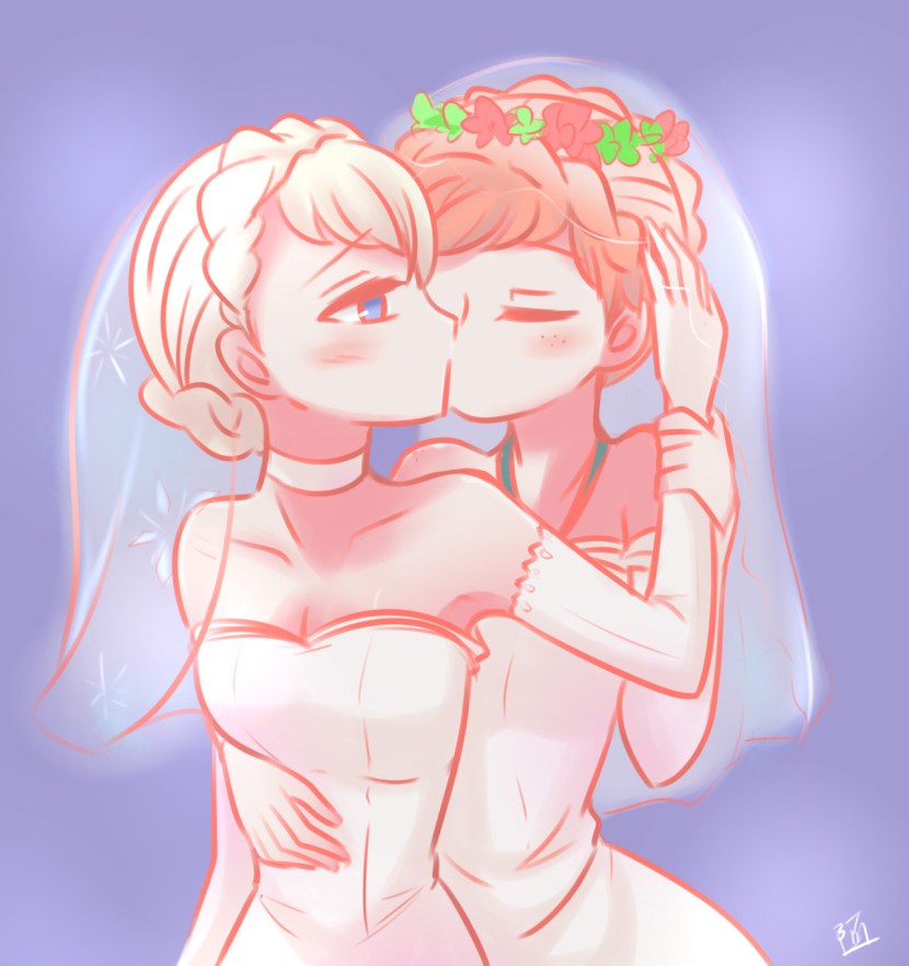 Elsa X Anna Yuri