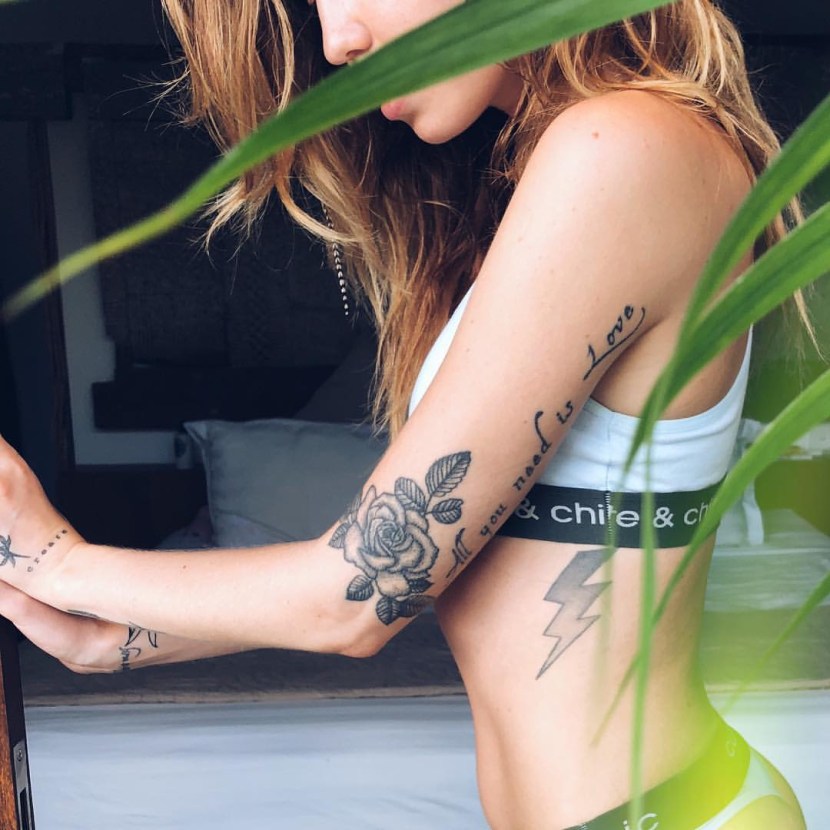 Nadi Dorofeeva tattoo