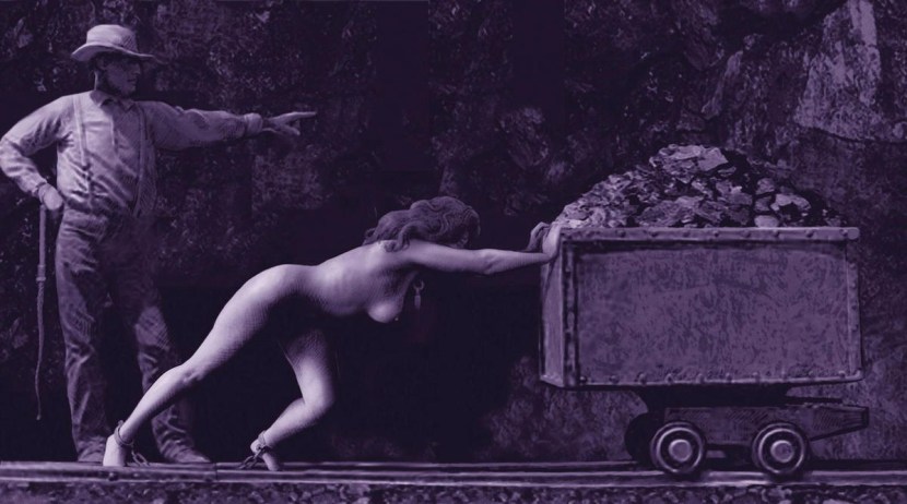 Milking apparatus on boobs