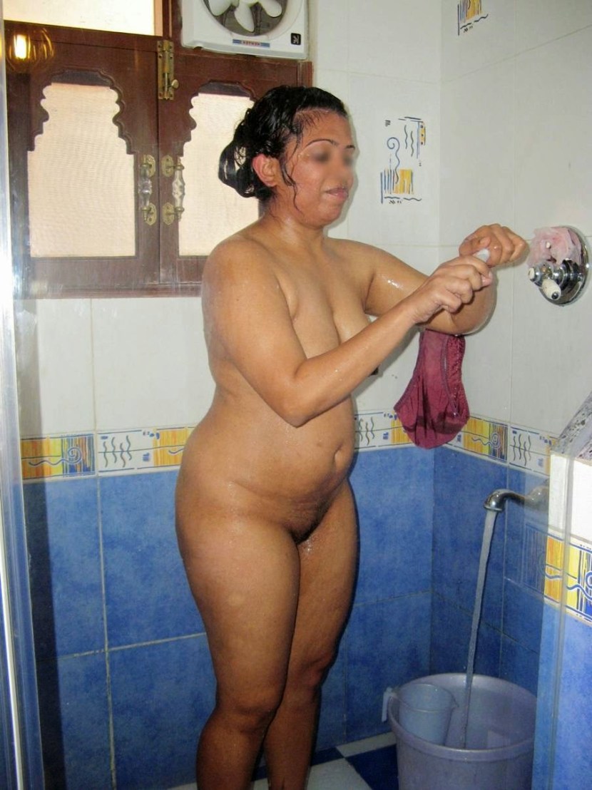 Naked women in the bathroom home