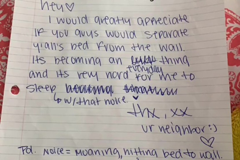 Becky is a noisy house