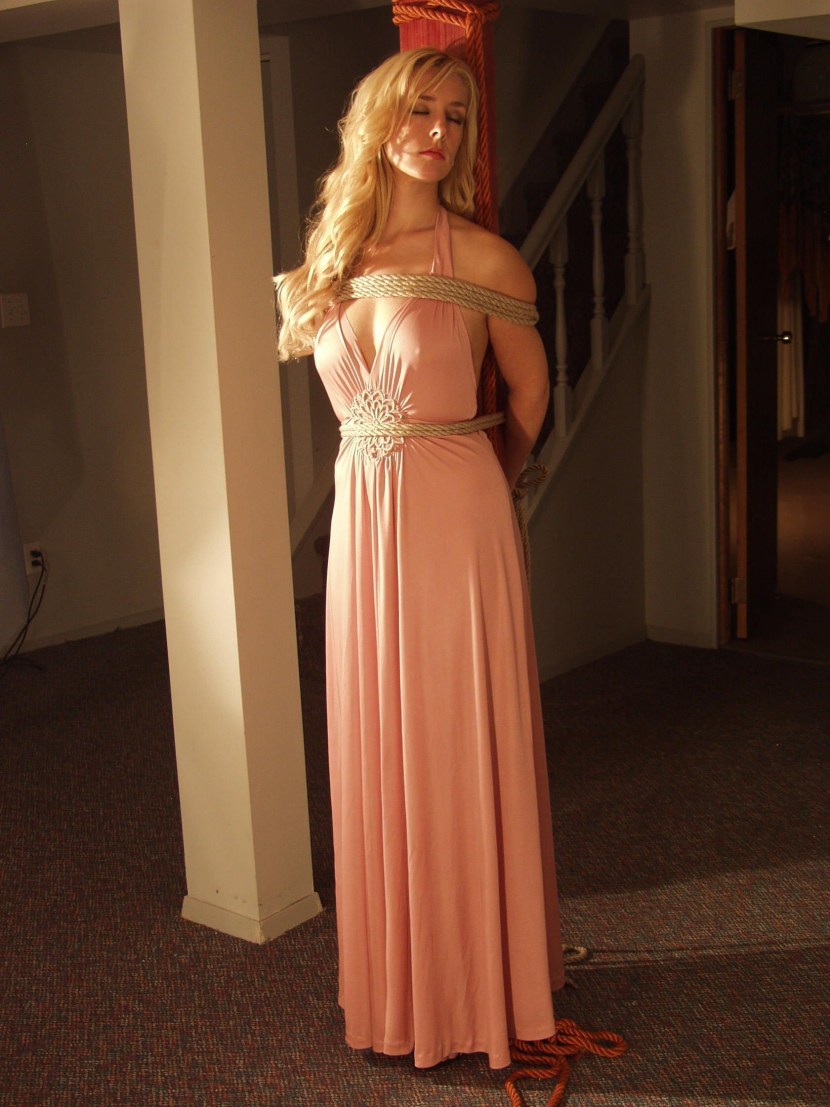 Sexy girls in evening dresses