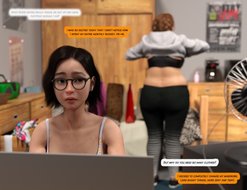 Dawn Lab Comics Roommate