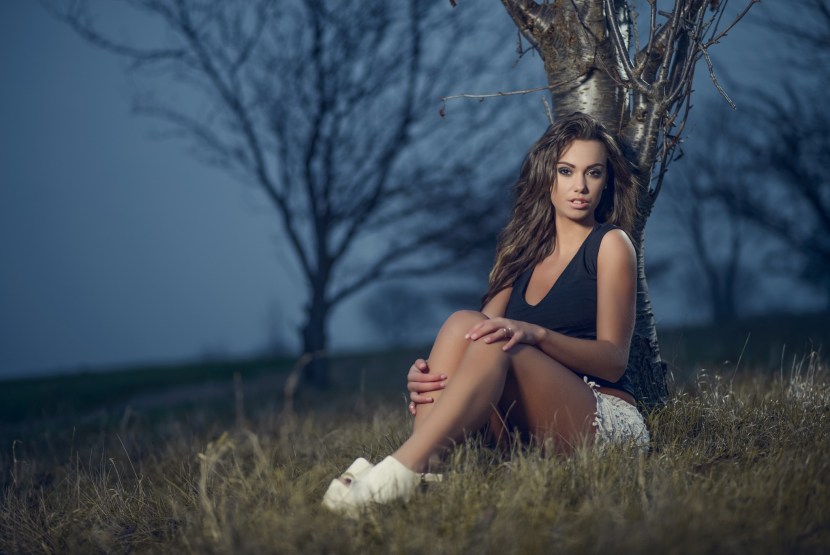 Photo session in nature