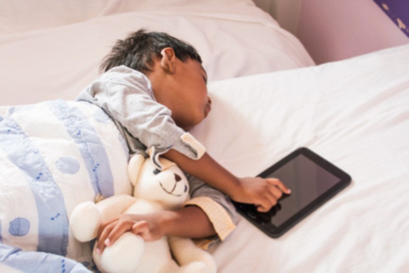 Sleeping Boy in Room