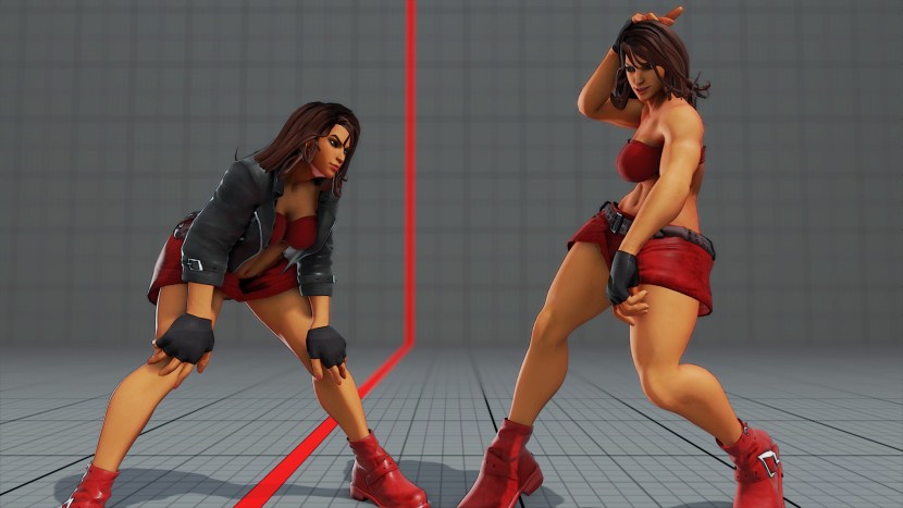 Woman in pantyhose in the forest