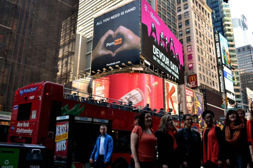 Advertising billboards New York