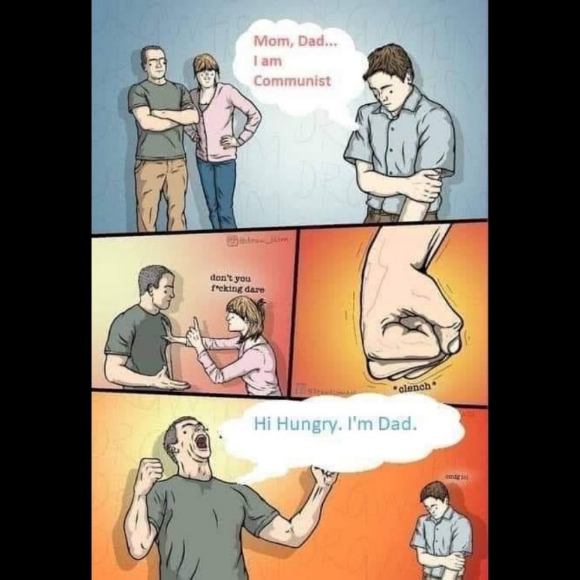 Political compass comic