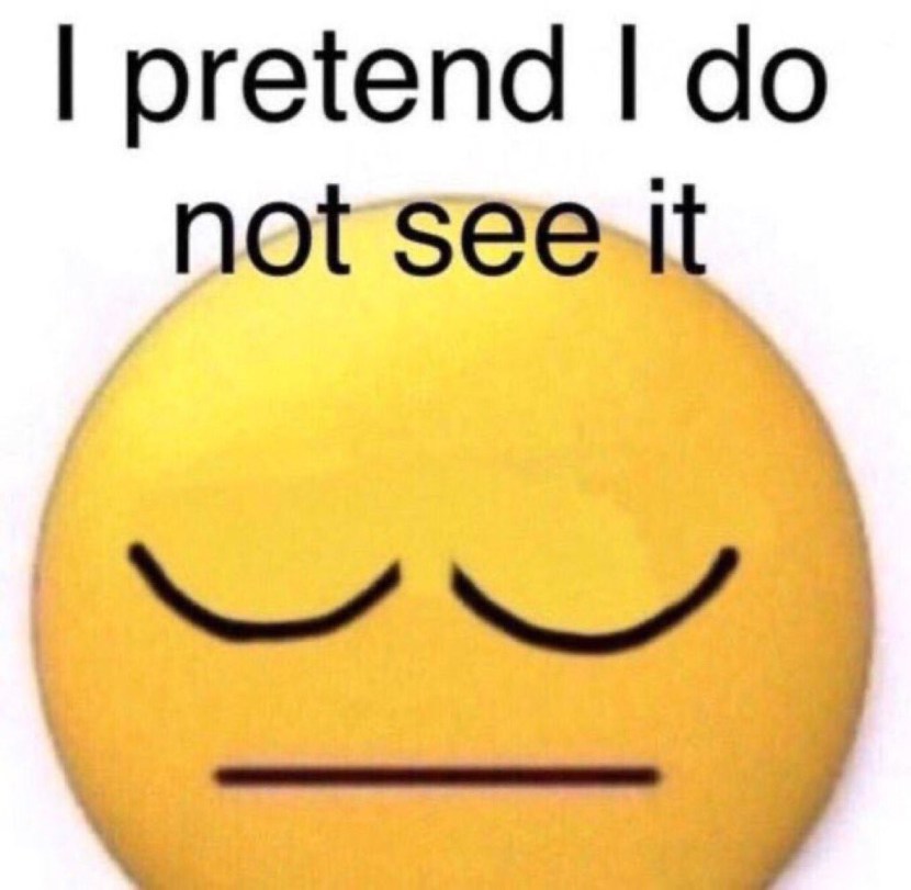 I cannot see memes