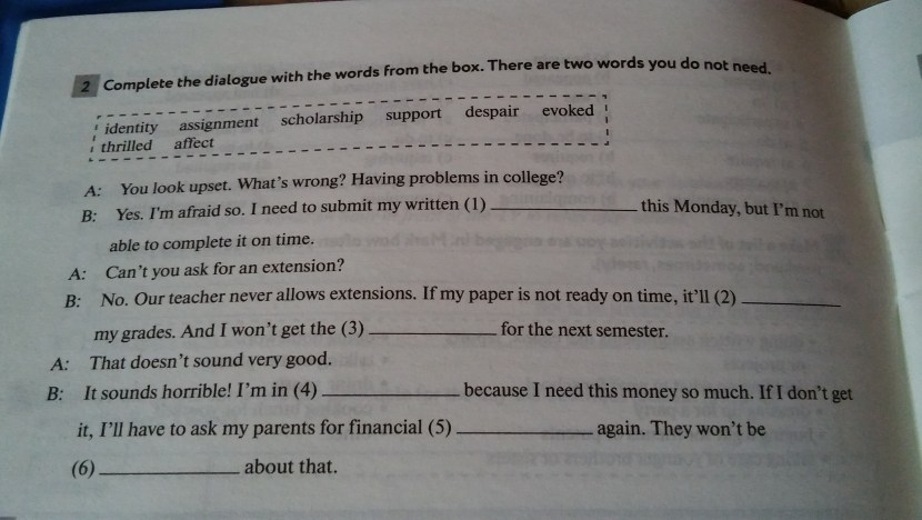 Match The Words Grade 5 English Assignments