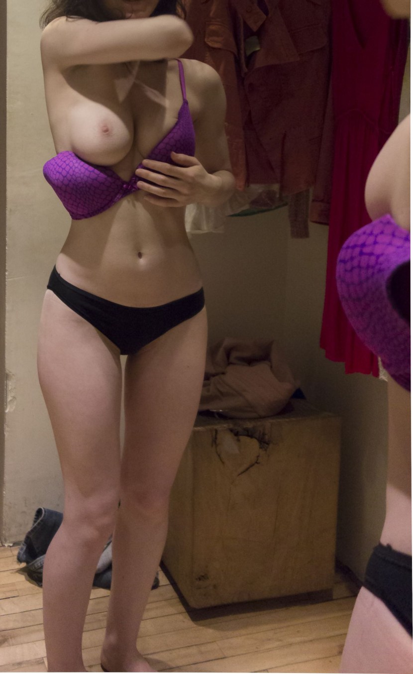 Naked girls in the fitting room