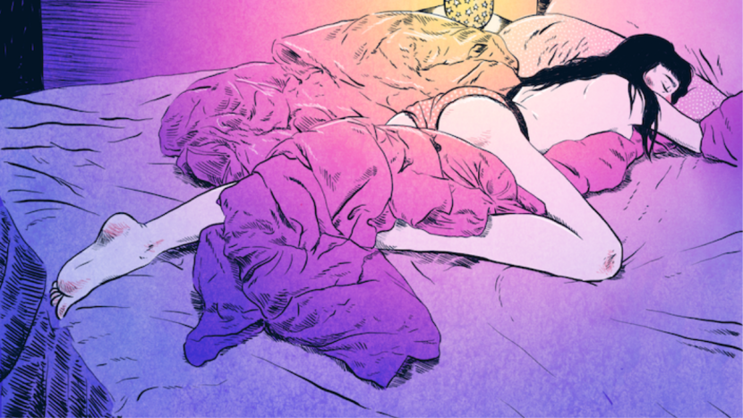 Comfortable sleep poses