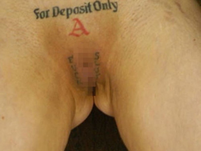 Humilitative intimate tattoos