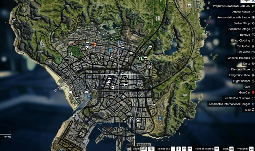 GTA 5 City map