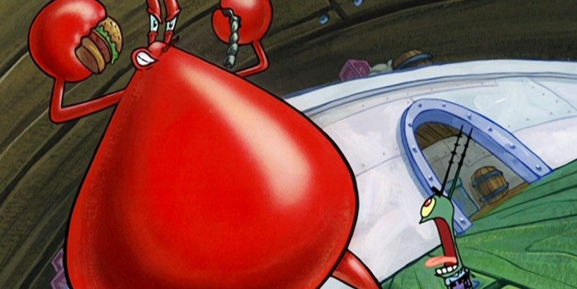 Mr. Crabs Dunno on the moon