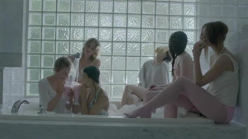 Sister in the shower