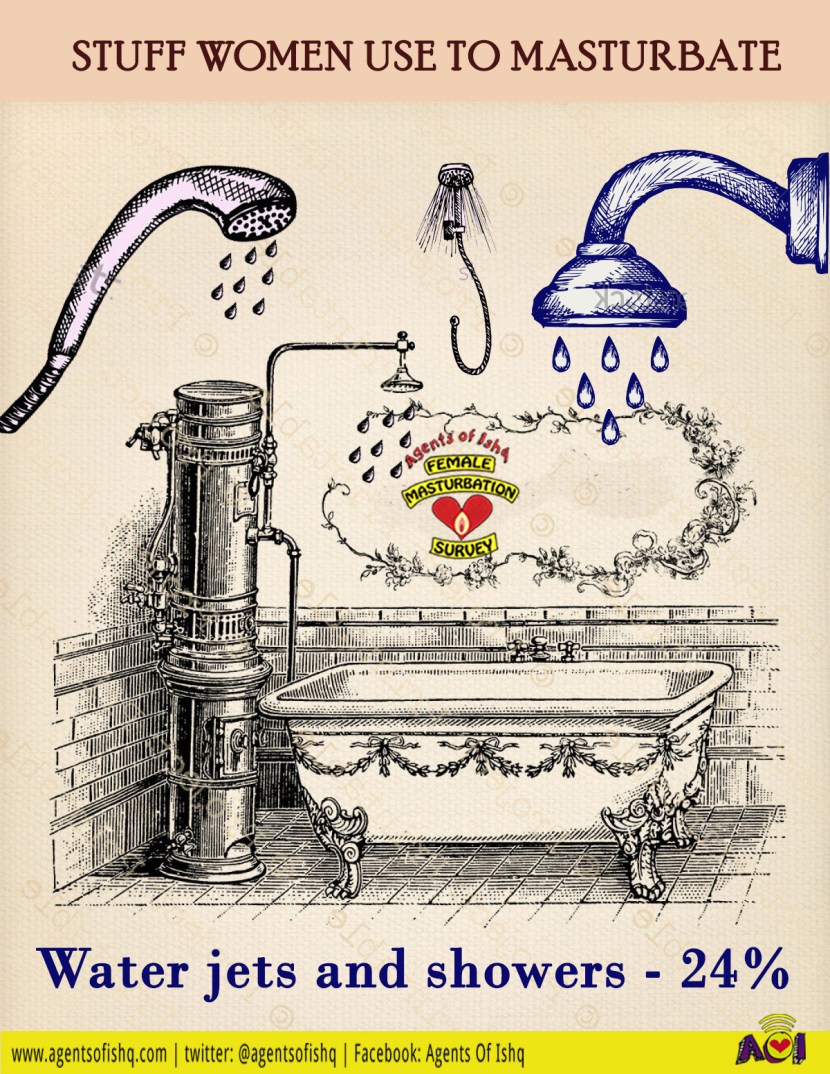 Photo of a brunette girl after a shower