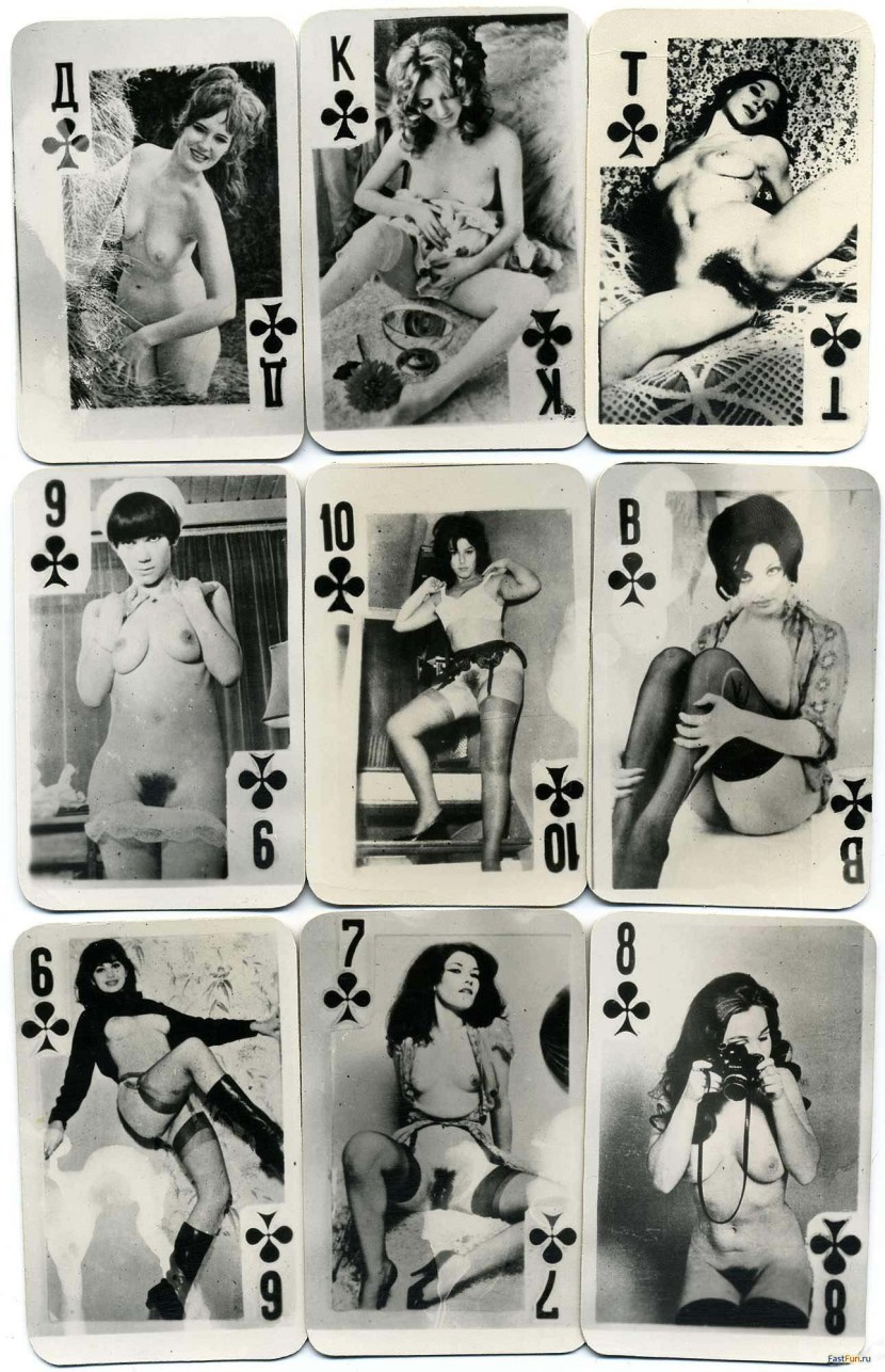 Soviet erotic playing cards