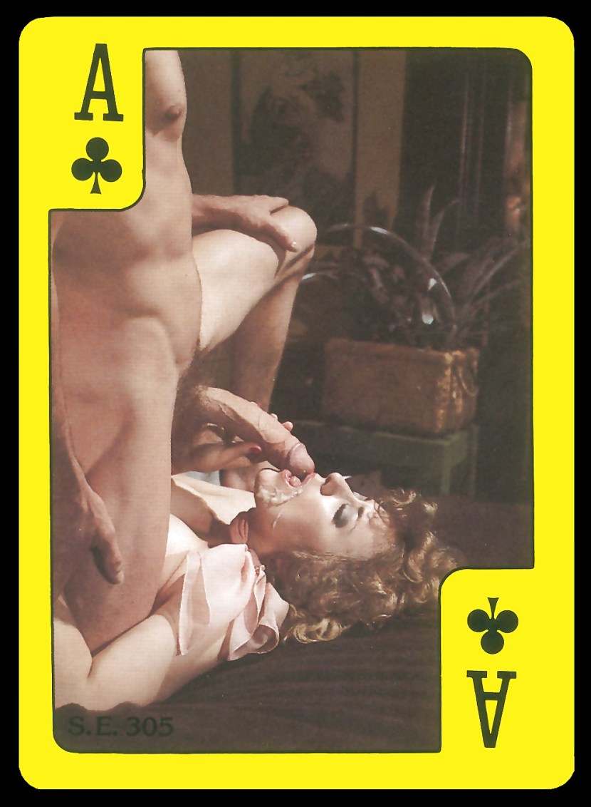 Erotic playing cards