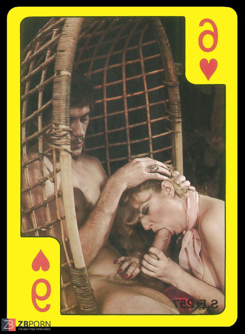 Pornographic playing cards