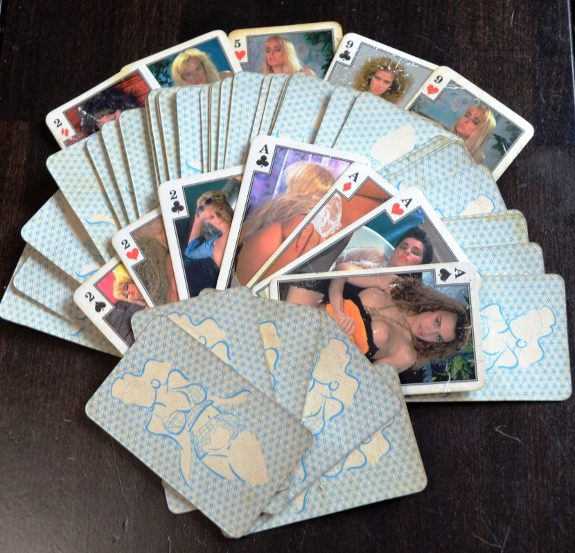 Modern erotic playing cards
