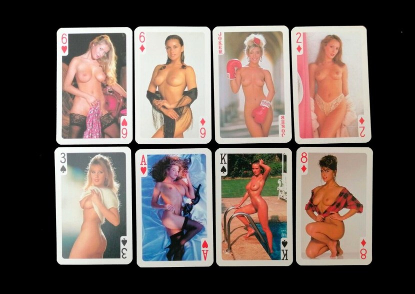 Pornographic playing cards with teenagers