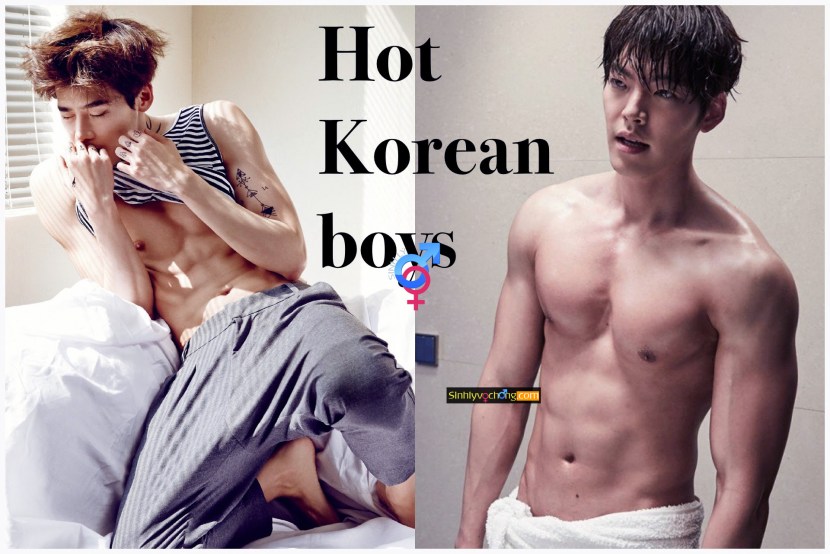 Korean couple in bed