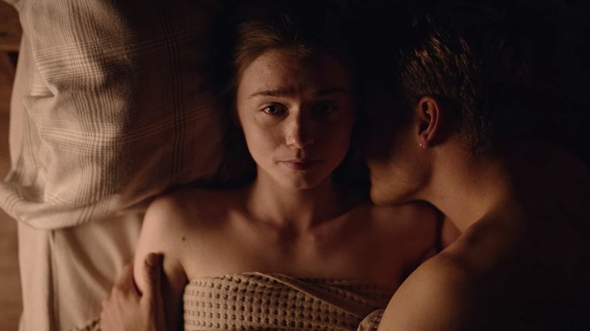 Jessica Barden bed scene