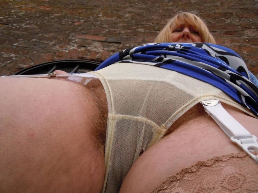 You can see the anus through thongs